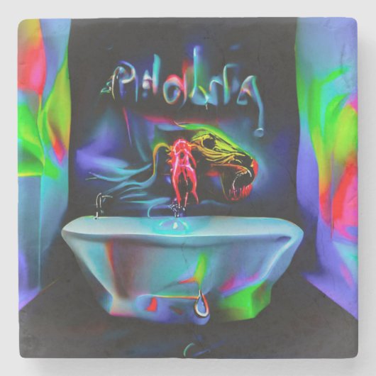 Dessous-de-verre En Pierre Ablutophobie 2 (Devant)