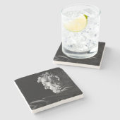 Dessous-de-verre En Pierre Abraham Lincoln (Côté)