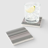 Dessous-de-verre En Pierre Abstract #1: Grey (Côté)