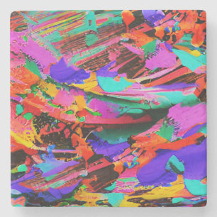 Dessous-de-verre En Pierre Abstraction haute tension