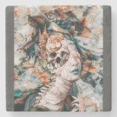 Dessous-de-verre En Pierre Abstrait (Devant)