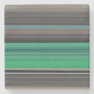 Dessous-de-verre En Pierre Abstrait #1 : Vert et gris