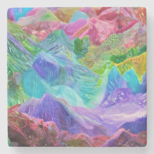 Dessous-de-verre En Pierre Abstrait de Crystal Mountain