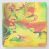 Dessous-de-verre En Pierre Abstrait thermique par AnyaC (Devant)