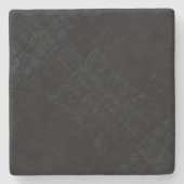 Dessous-de-verre En Pierre Acceptation | Texture foncée Shibori (Devant)