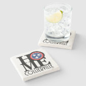Dessous-de-verre En Pierre ACCUEIL Collierville (Côté)