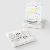 Dessous-de-verre En Pierre Accueil Sweet Home Photo Code postal (Côté)