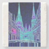 Dessous-de-verre En Pierre Acropole cintrante (Devant)