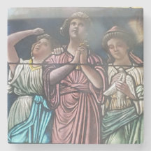 affiche à travers le verre