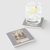 Dessous-de-verre En Pierre Affiche britannique de chemins de fer de vue (Côté)