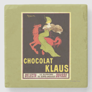 Dessous-de-verre En Pierre Affiche de publicité de Chocolat Klaus