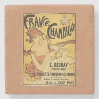 Affiche de publicité d'E. Deb Ray Champagne