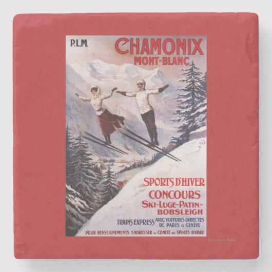Dessous-de-verre En Pierre Affiche promotionnelle de ski (Devant)