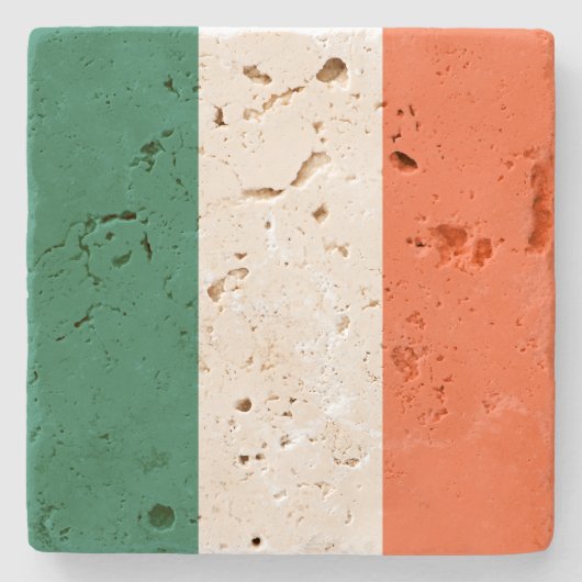 Dessous-de-verre En Pierre Afficher vos couleurs - Irlande (Devant)
