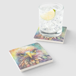 Dessous-de-verre En Pierre Aigle arc-en-ciel 1