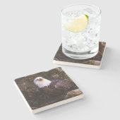 Dessous-de-verre En Pierre Aigle de Bald (Côté)