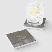 Dessous-de-verre En Pierre Aigle de Bald en vol (Côté)