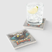 Dessous-de-verre En Pierre Aigles (Côté)