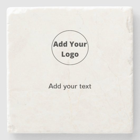 Dessous-de-verre En Pierre ajouter votre texte simple minimum personnalisé aj (Devant)