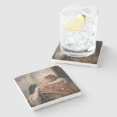 Dessous-de-verre En Pierre Albert Edelfeel - La Parisienne / Virginie (Côté)