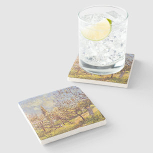 Dessous-de-verre En Pierre Alfred Sisley Orchard au printemps