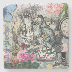 Dessous-de-verre En Pierre Alice Classique Merveilles Dodo Art Tenniel