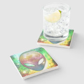 Dessous-de-verre En Pierre Alien spatial (Côté)