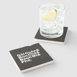 Dessous-de-verre En Pierre Alimentation de rue vietnamienne