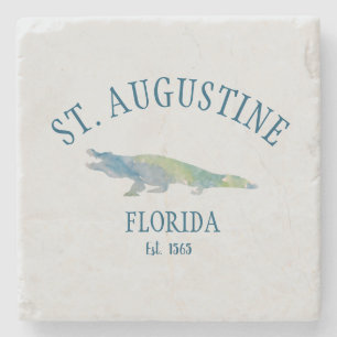 Dessous-de-verre En Pierre Alligator de plage St Augustine Florida Est