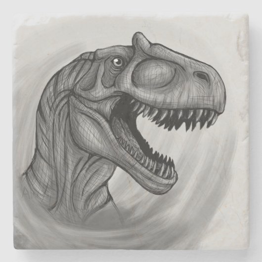 Dessous-de-verre En Pierre Allosaurus (Devant)