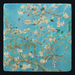 Dessous-de-verre En Pierre Almond Blossom Vincent van Gogh<br><div class="desc">De belles amandes fleurissent sur l'amandier par Vincent van Gogh.</div>