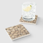 Dessous-de-verre En Pierre Almonds Automne Motifs (Côté)