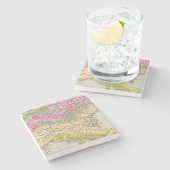 Dessous-de-verre En Pierre Alpenlander - carte d'atlas des Alpes (Côté)