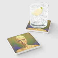 Âme de porcelaine craquée - Portrait coloré