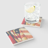 Dessous-de-verre En Pierre amérique 89 (Côté)