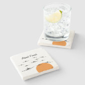 Dessous-de-verre En Pierre Amis absents F4U Corsair (Côté)