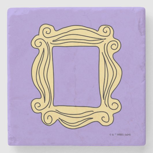 Dessous-de-verre En Pierre AMIS™ | Trame de trou (Devant)