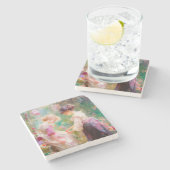 Dessous-de-verre En Pierre Amitié (Côté)