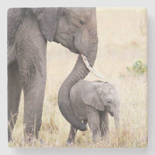 Dessous-de-verre En Pierre Amour maternel (Devant)