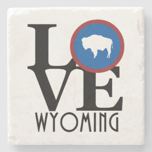 Dessous-de-verre En Pierre AMOUR Wyoming