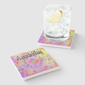 Dessous-de-verre En Pierre Anaheim Lucky Golden Dessous de verre