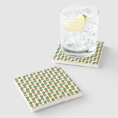 Dessous-de-verre En Pierre Ananas (Côté)