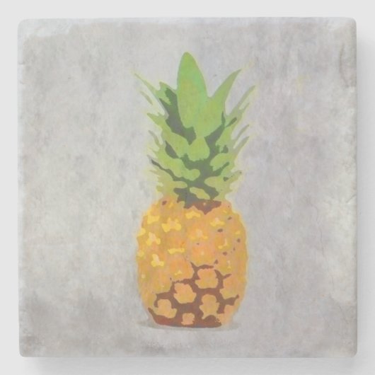 Dessous-de-verre En Pierre Ananas (Devant)