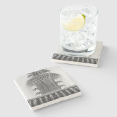 Dessous-de-verre En Pierre Ananas apaisant (Côté)