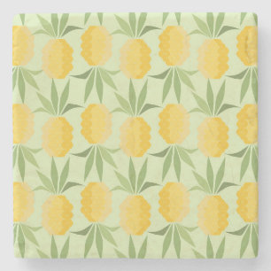 Dessous-de-verre En Pierre Ananas rétro