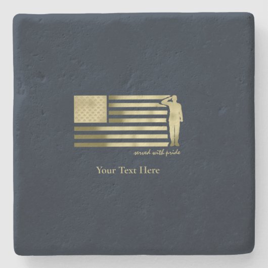 Dessous-de-verre En Pierre Ancien combattant (Devant)