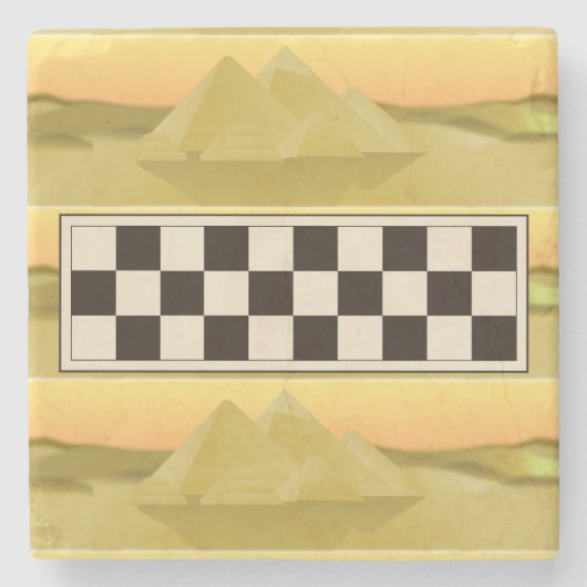 Dessous-de-verre En Pierre Ancien Comité des Sénateurs Égyptiens (Devant)