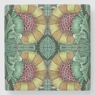 Dessous-de-verre En Pierre Ancien design botanique victorien