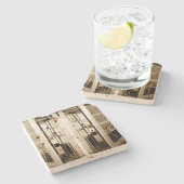 Dessous-de-verre En Pierre Ancien poste téléphonique (Côté)