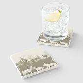 Dessous-de-verre En Pierre Animal (Côté)